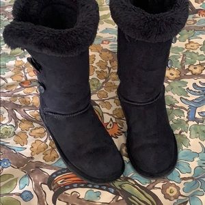 Apres black tall boots
